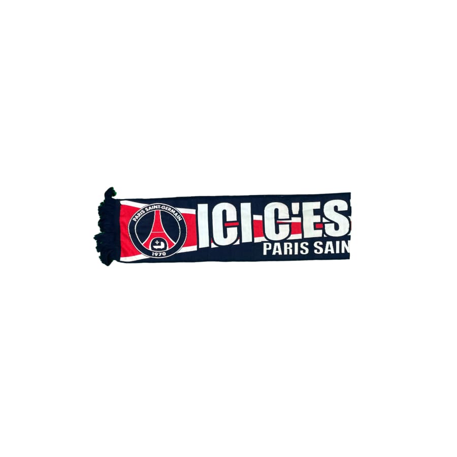 Echarpe football vintage Paris Saint Germain vintage ’ici c’est paris’ Officiel Paris Saint Germain