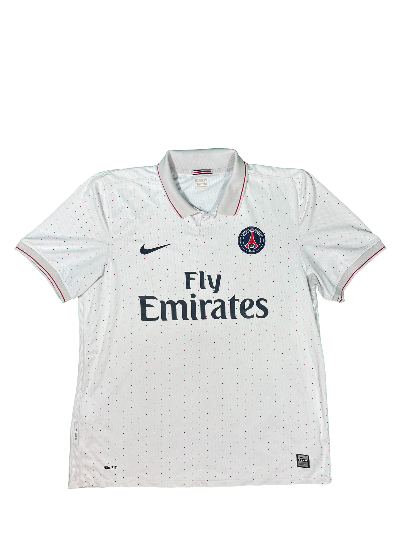 Maillot football vintage Paris Saint Germain extérieur saison 2009 - 2010 - Nike Saint - Germain