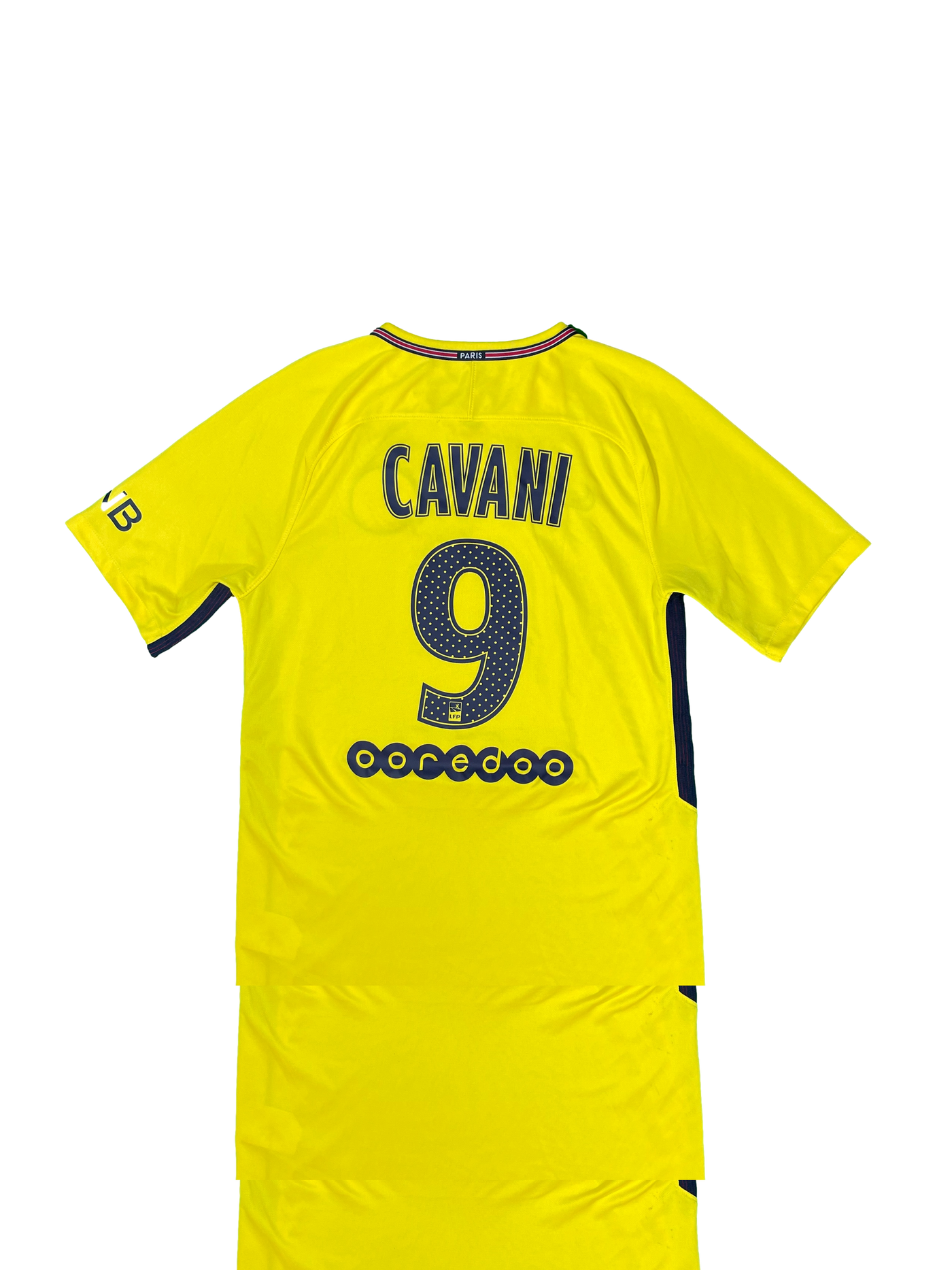 Maillot vintage Paris Saint Germain extérieur #9 Cavani saison 2017 - 2018 - Nike Saint - Germain