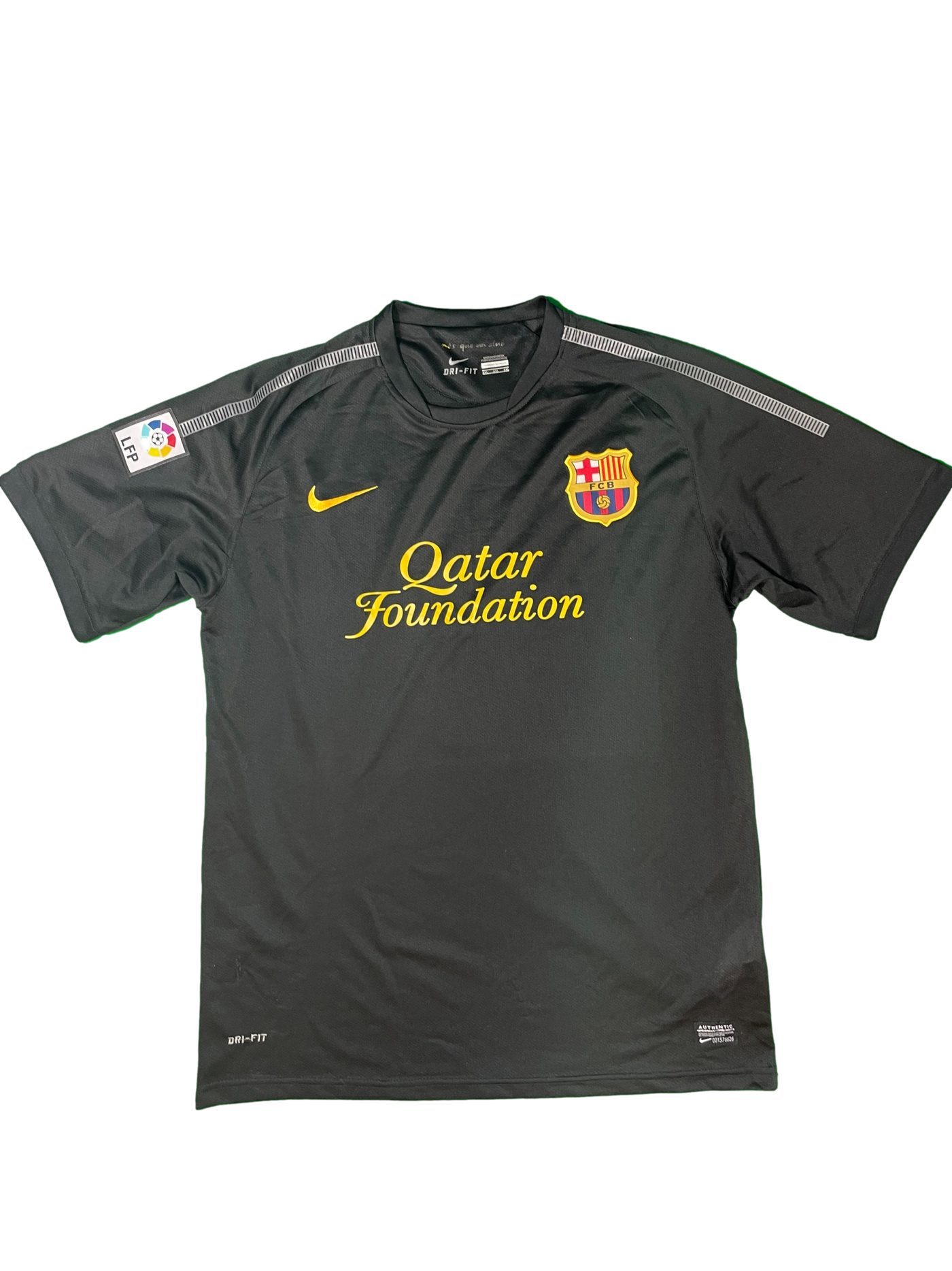 Maillot football vintage FC Barcelone third #6 Xavi saison 2012 - 2013 - Nike