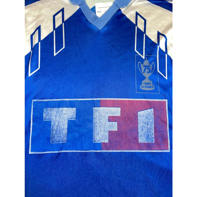 Maillot collector 75 ans coupe de France TF1 #7 saison 1991-1992 - Adidas - Coupe de France