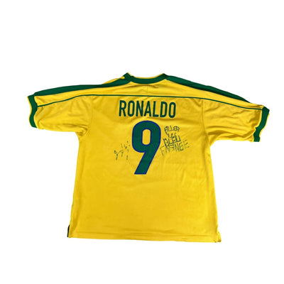 Maillot collector Brésil #9 Ronaldo saison - Nike - Brésil
