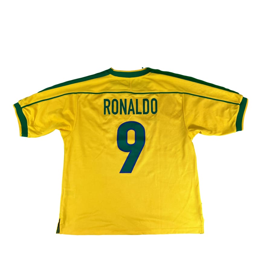Maillot De Foot Brésil Domicile Vintage Années 80 - Taille S (équivaut G) - Occasion