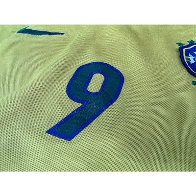 Maillot collector Brésil domicile #9 Ronaldo saison 1998-1999 - Nike - Brésil