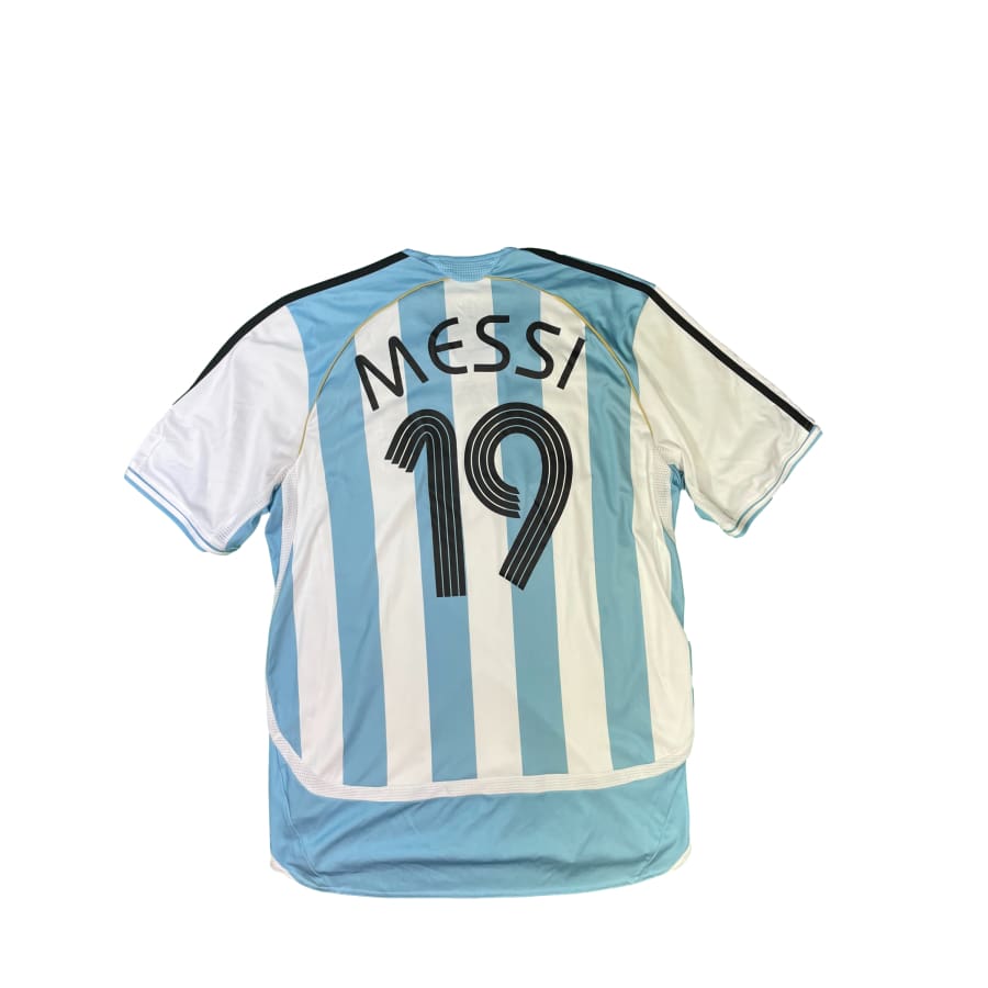 Maillot collector domicile Argentine #19 Messi saison 2006-2007 - Adidas - Argentine