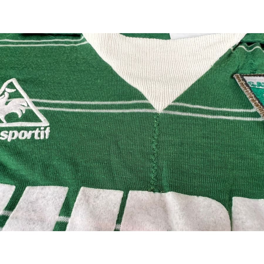 Maillot Foot Vintage Le Coq Sportif – Vert, Taille XL, Samda Assurance #4