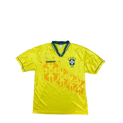 Maillot collector domicile Brésil #10 Ludo saison 1994-1995 - Umbro - Brésil