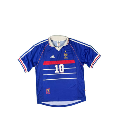 Maillot collector domicile Equipe de France #10 Zidane saison 1998-1999 - Adidas - Equipe de France