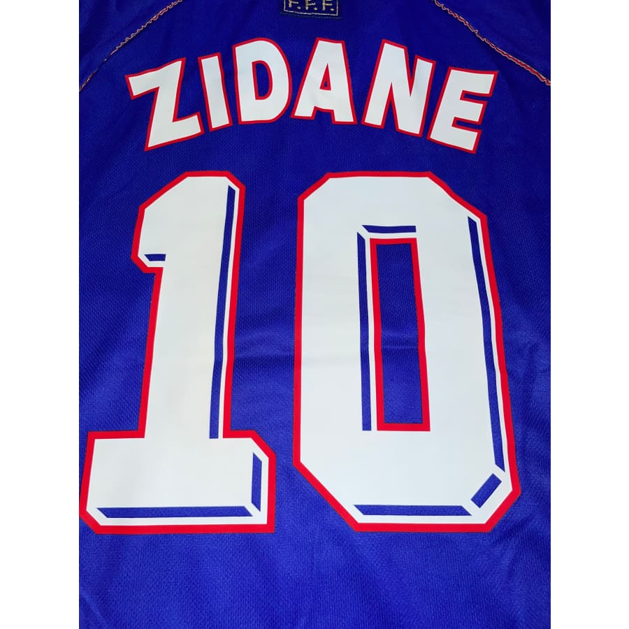 Maillot collector domicile Equipe de France #10 Zidane saison 1998-1999 - Adidas - Equipe de France