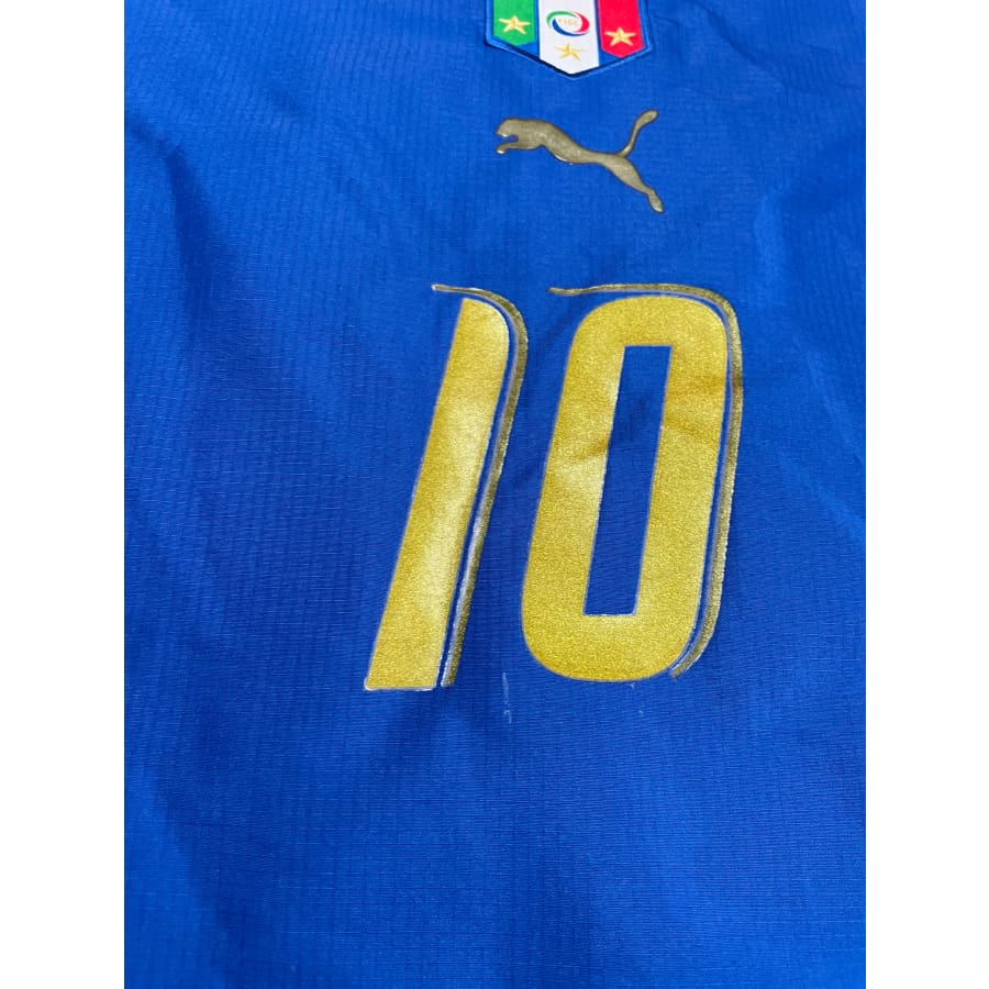 Maillot collector domicile Italie #10 Totti saison 2006-2007 - Puma - Italie