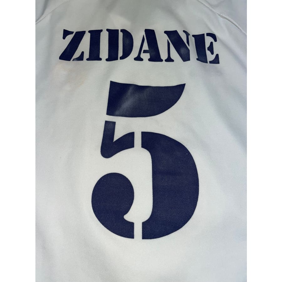 Maillot collector domicile Real Madrid #5 Zidane saison 2000-2001 - Maillots de foot vintage / rétro - The Football Market