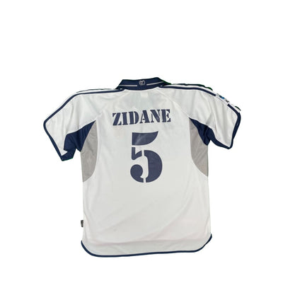 Maillot collector domicile Real Madrid #5 Zidane saison 2000-2001 - Maillots de foot vintage / rétro - The Football Market