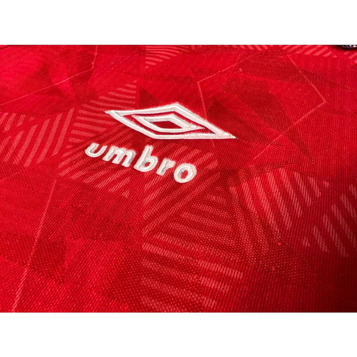 Maillot Angleterre 1990 - 1992 Domicile Football Umbro Maillot Angleterre 1990 - 1992 Domicile Football Umbro
