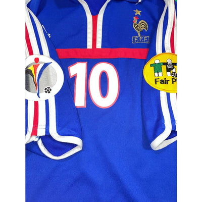 Maillot collector Equipe de France #10 Zidane saison 2000-2001 - Adidas - Equipe de France