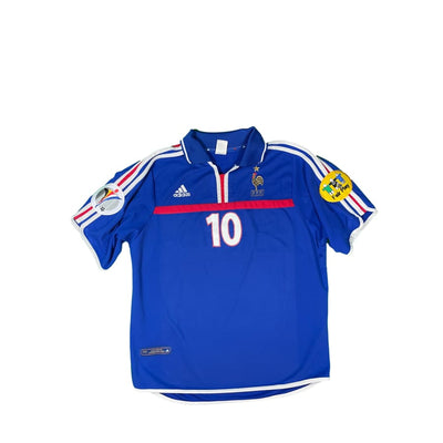 Maillot collector Equipe de France #10 Zidane saison 2000-2001 - Adidas - Equipe de France