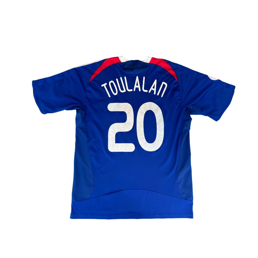 Maillot collector Equipe de France #20 Toulalan saison 2008-2009 - Adidas - Equipe de France