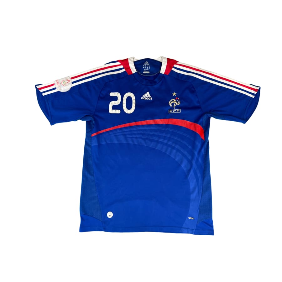 Maillot collector Equipe de France #20 Toulalan saison 2008-2009 - Adidas - Equipe de France