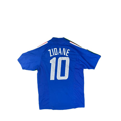 Maillot collector Equipe de France domicile #10 Zidane saison 2002-2003 - Adidas - Equipe de France