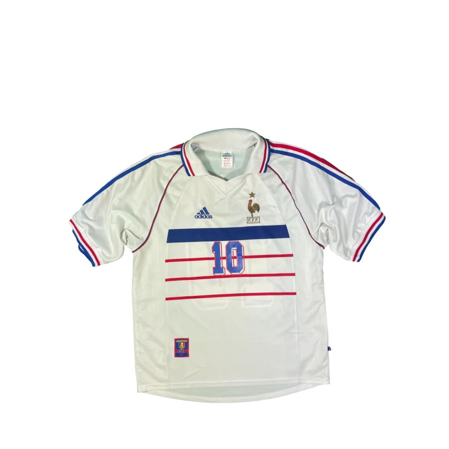 Maillot collector extérieur Equipe de France #10 Zidane saison 1998-1999 - Adidas - Equipe de France
