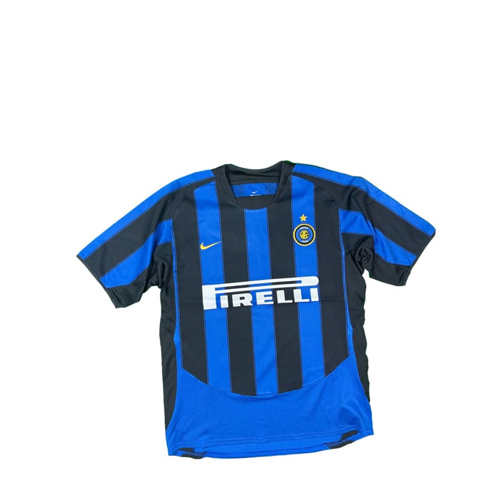 Maillot Vintage Inter Milan Extérieur 2004-2005 Zanetti #4 - Taille L Nike