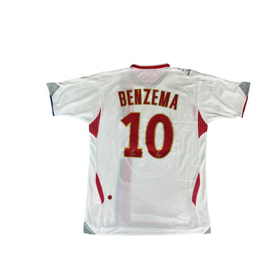 Maillot collector OL domicile #10 Benzema saison 2006-2007 - Umbro - Olympique Lyonnais