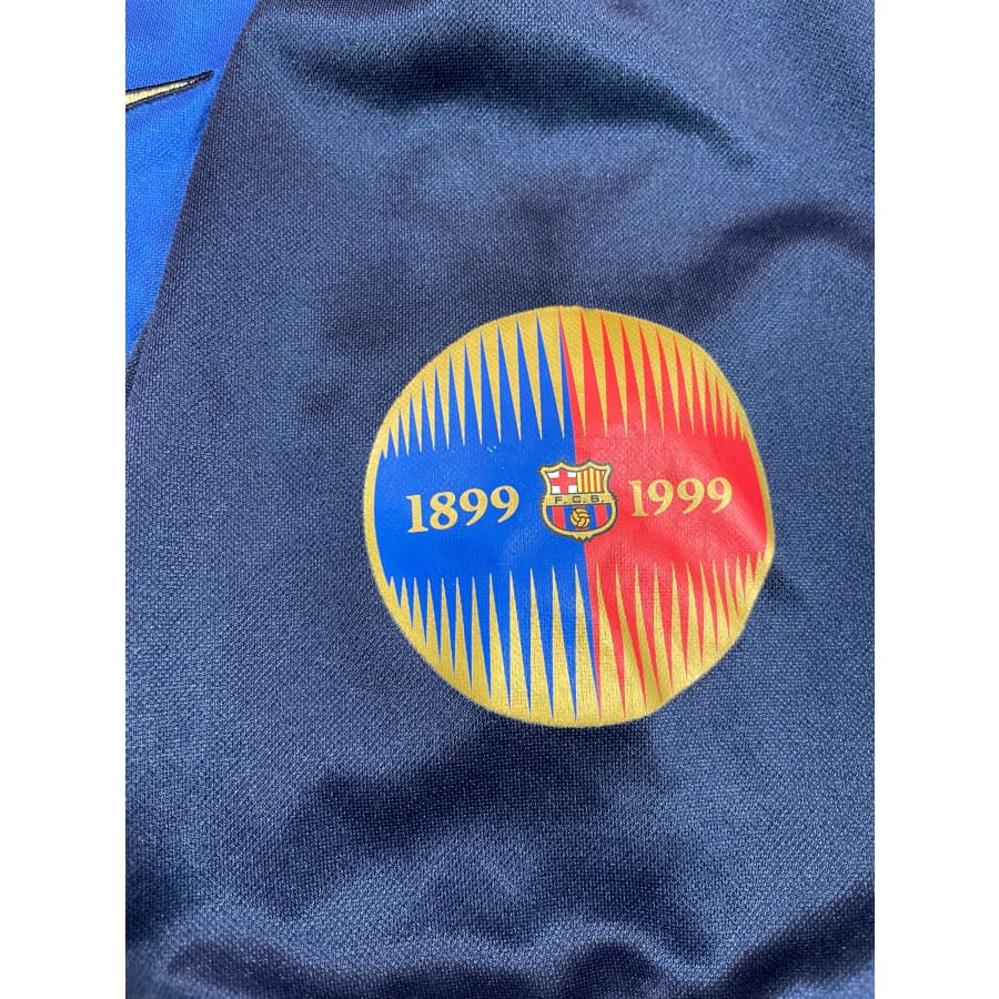 Maillot Rétro FC Barcelone 1999-2000 - Taille S - Réplique Officielle Domicile - Occasion En Excellent état