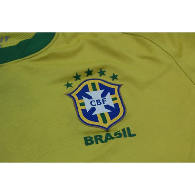 Maillot de foot rétro domicile équipe du Brésil 2010-2011 - Nike - Brésil
