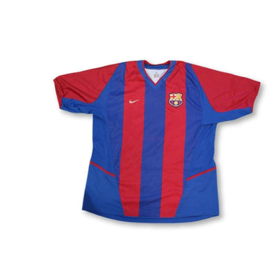 Maillot de foot rétro domicile FC Barcelone 2002-2003 - Nike - Barcelone