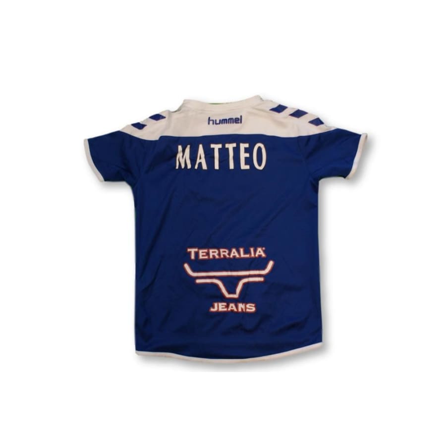 Maillot de football rétro domicile enfant RC Strasbourg Alsace MATTEO 2011-2012 - Hummel - RC Strasbourg Alsace