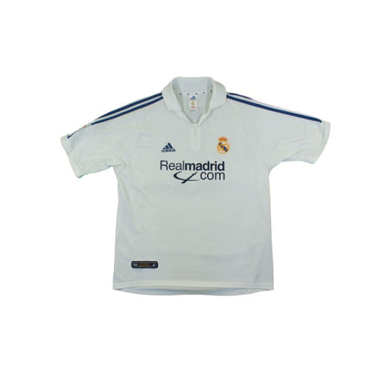 Maillot de football rétro domicile Real Madrid CF N°5 ROMAIN 2001-2002 - Adidas - Real Madrid