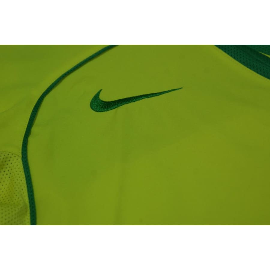 Maillot de football vintage domicile équipe du Brésil 2004-2005 - Nike - Brésil