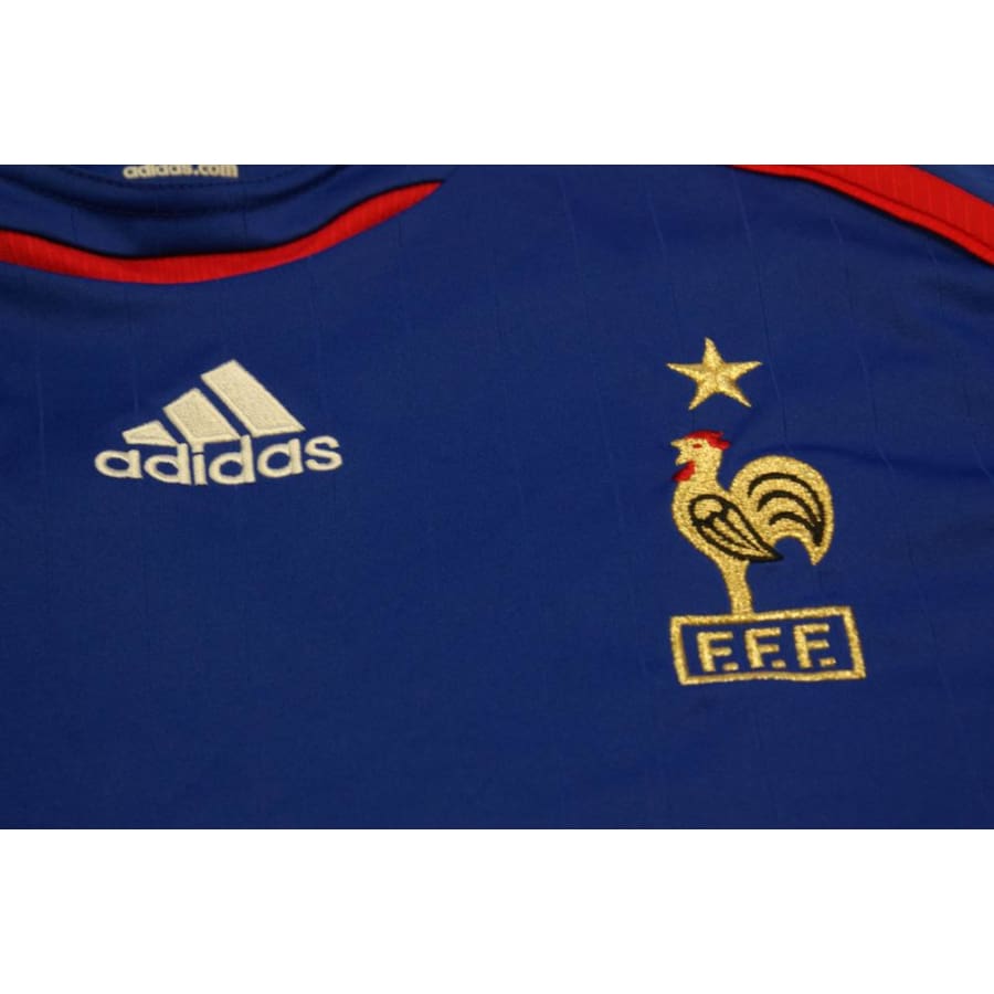 Maillot de football vintage domicile Equipe de France 2006-2007 - Adidas - Equipe de France