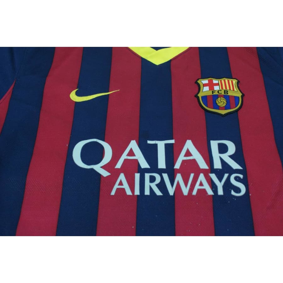 Maillot de football vintage domicile FC Barcelone 2013-2014 - Nike - Barcelone