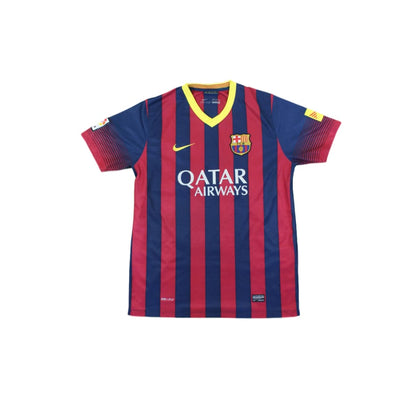 Maillot de football vintage domicile FC Barcelone 2013-2014 - Nike - Barcelone