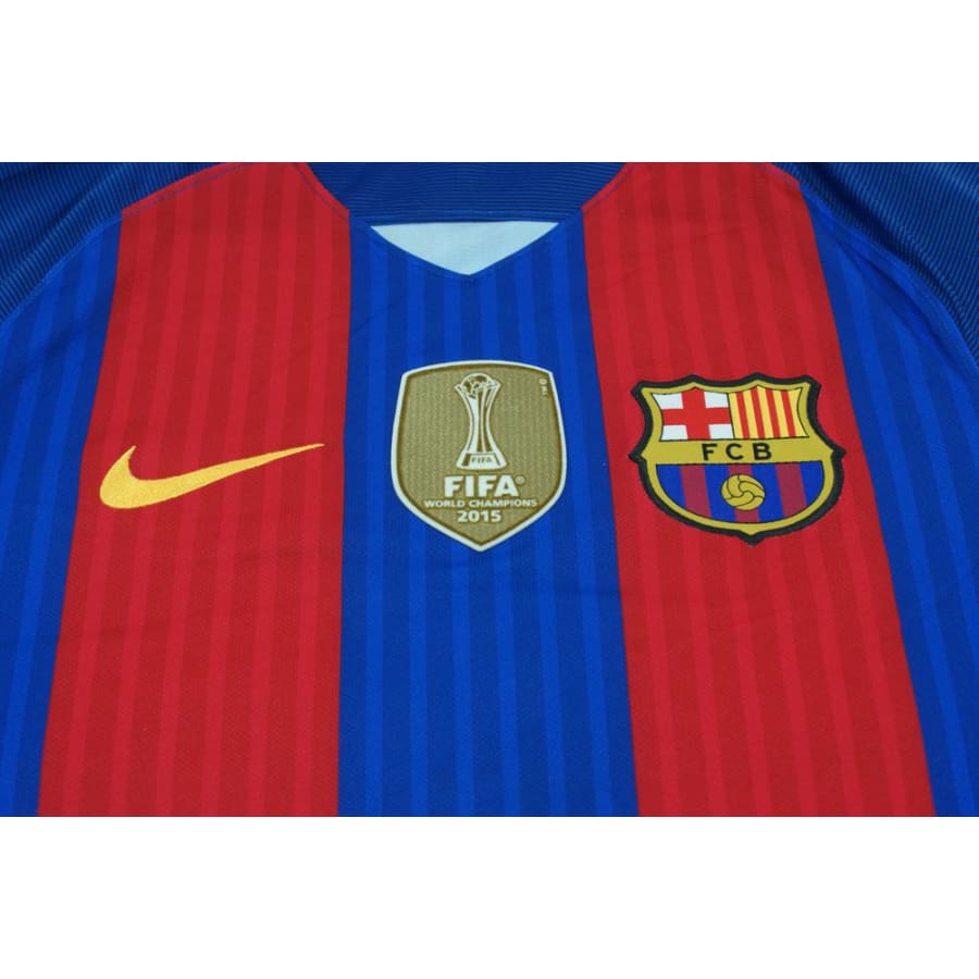 Maillot de football vintage domicile FC Barcelone N°10 MESSI 2016-2017 - Nike - Barcelone