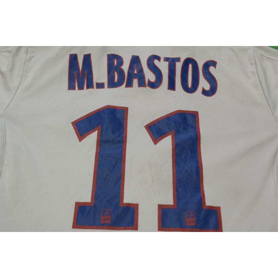 Maillot de football vintage domicile Olympique Lyonnais N°11 M.BASTOS 2011-2012 - Adidas - Olympique Lyonnais