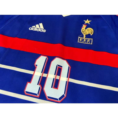 Maillot domicile collector Equipe de France #10 Zidane saison 1998-1999 - Adidas - Equipe de France