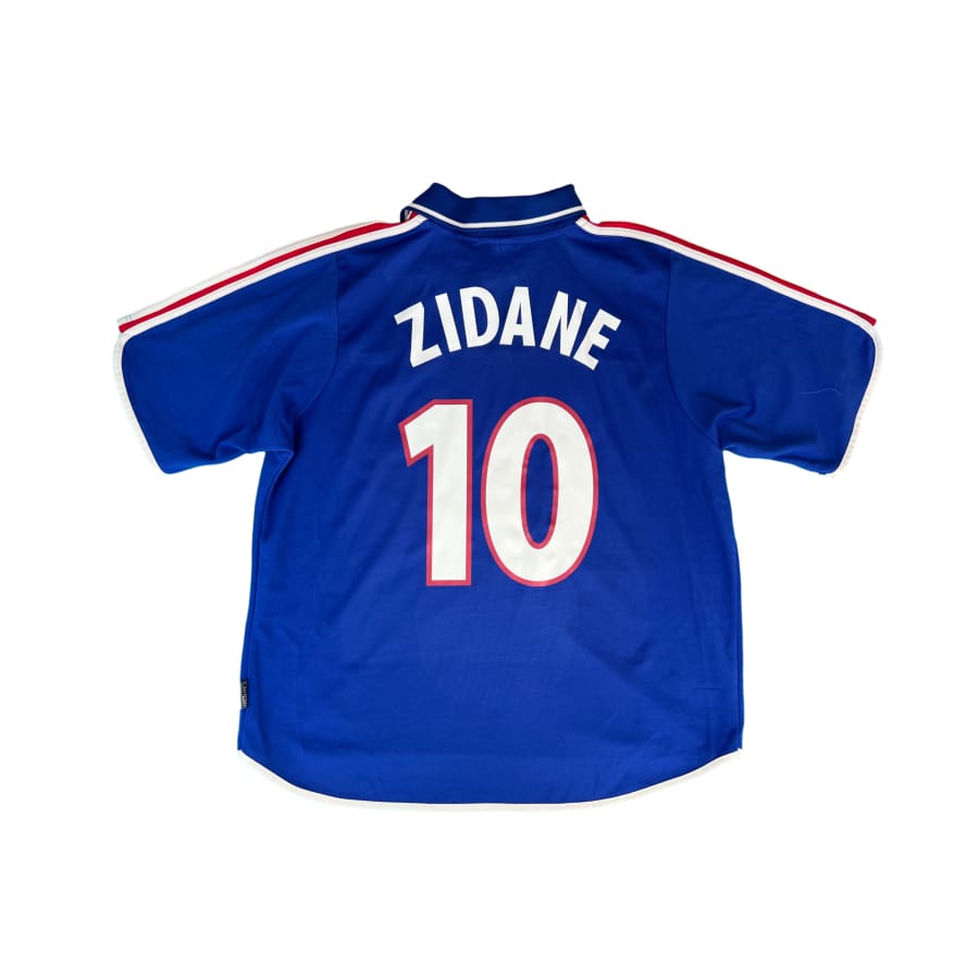 Maillot domicile collector Equipe de France #10 Zidane saison 2000-2001 - Adidas - Equipe de France