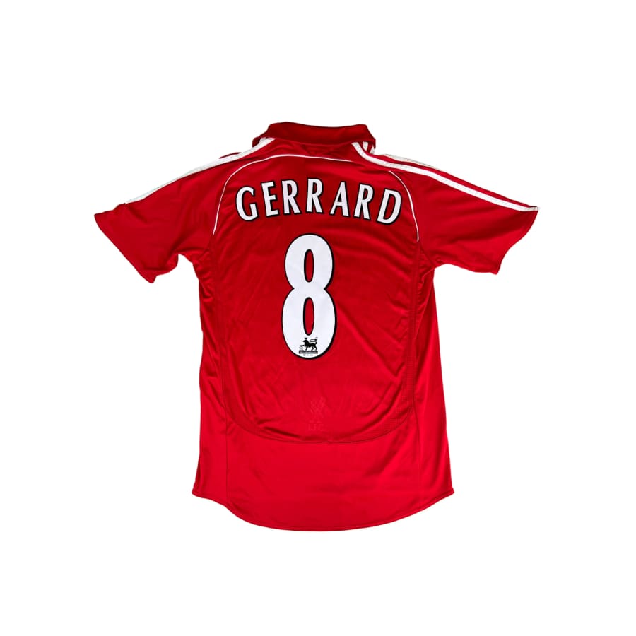 Maillot domicile collector Liverpool #8 Gerrard saison 2007-2008 - Adidas - FC Liverpool