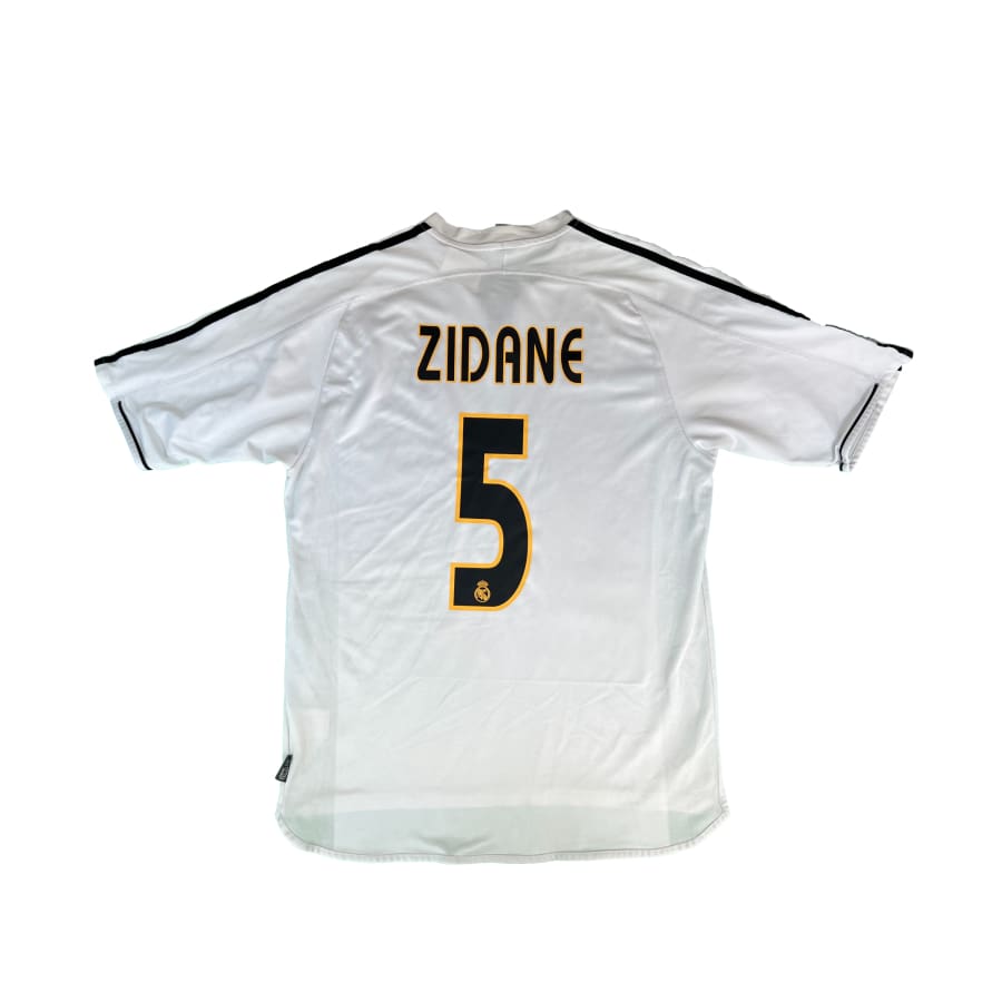 Maillot domicile collector Real Madrid #5 Zidane saison 2003-2004 - Adidas - Real Madrid