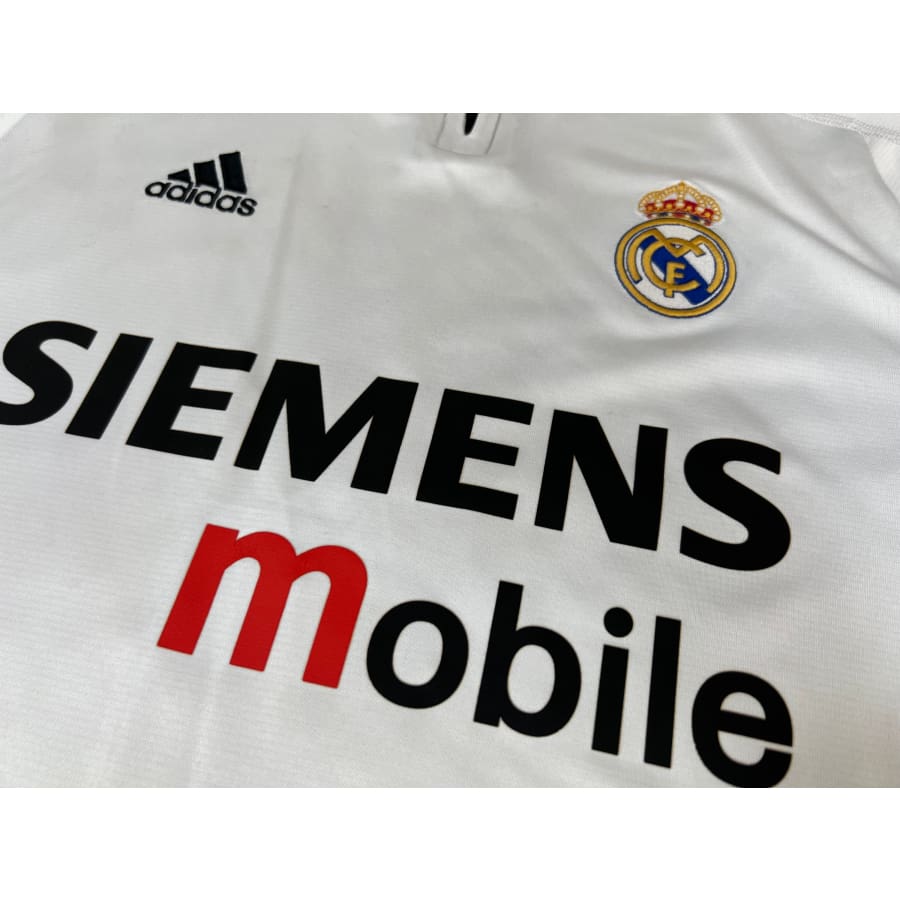 Maillot domicile collector Real Madrid #5 Zidane saison 2003-2004 - Adidas - Real Madrid