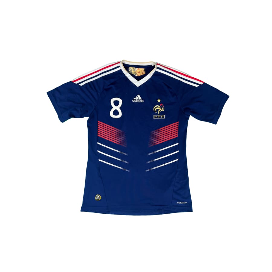 Maillot domicile Equipe de France #8 Gourcuff saison - Adidas - Equipe de France