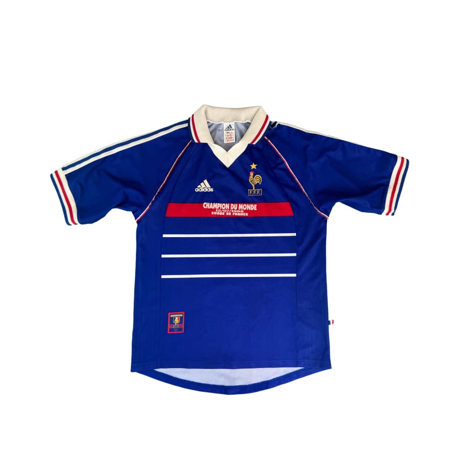Maillot domicile France collector saison 1998-1999 - Adidas - Equipe de France