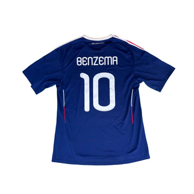 Maillot domicile vintage équipe de France #10 Benzema saison 2010-2011 - Adidas - Equipe de France