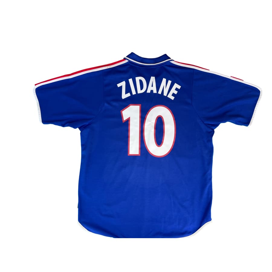 Maillot De Football Vintage Equipe De France Extérieur N°18, Saison 2000-2001, Adidas, XL