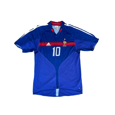 Maillot domicile vintage équipe de France #10 Zidane saison 2004-2005 - Adidas - Equipe de France