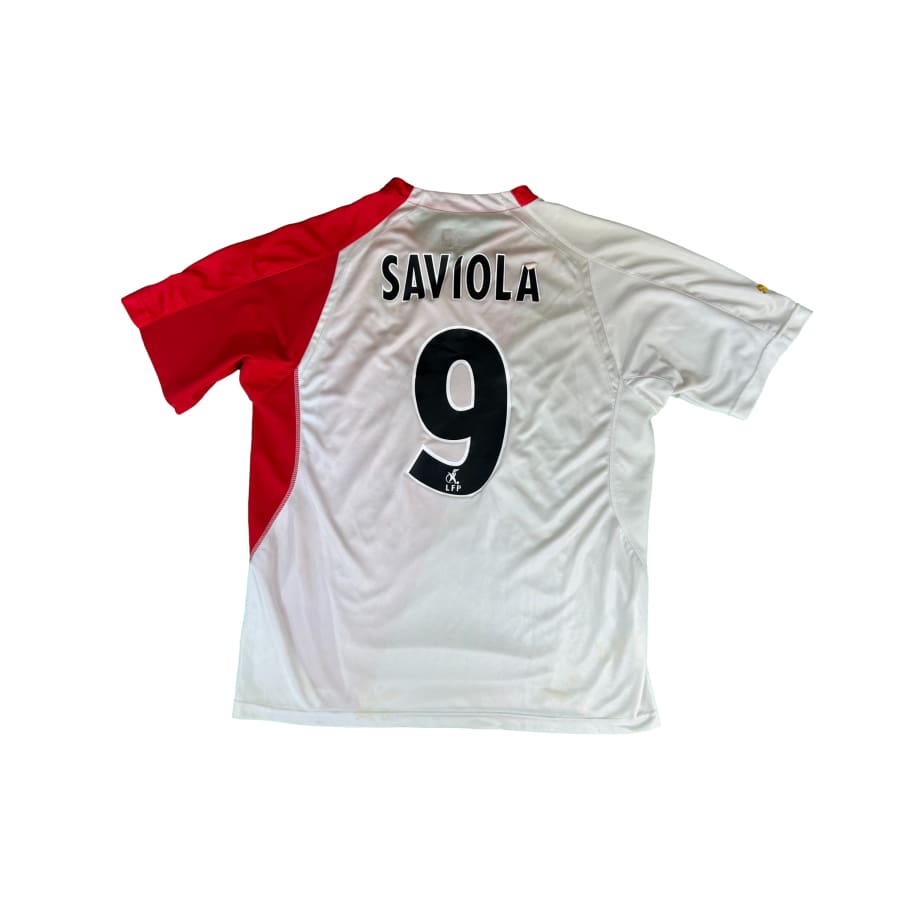 Maillot domicile vintage Monaco #9 Saviola saison 2004-2005 - Puma - AS Monaco