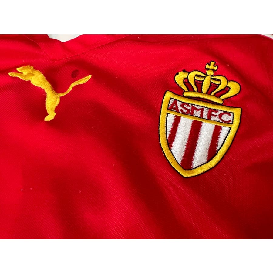 Maillot domicile vintage Monaco #9 Saviola saison 2004-2005 - Puma - AS Monaco