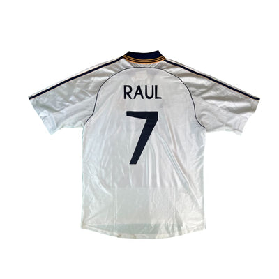 Maillot domicile vintage Real Madrid #7 Raul saison 1999-2000 - Adidas - Real Madrid