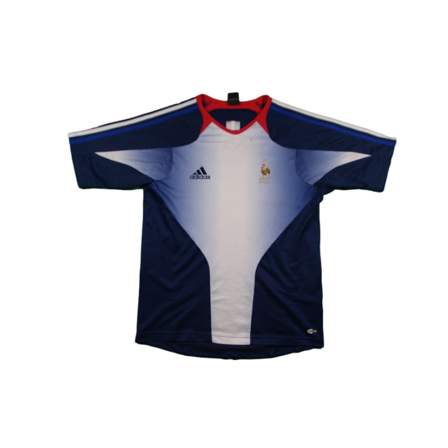 Maillot équipe de France vintage entraînement années 2000 - Adidas - Equipe de France